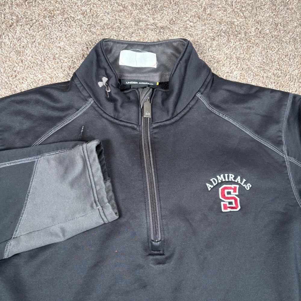 Under Armour Severn School Admirals S Quarter Zip Pullover Fleece Lined‎ Mens S
